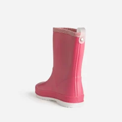 BE ONLY Boots^Botte de pluie patch lapin ROSE