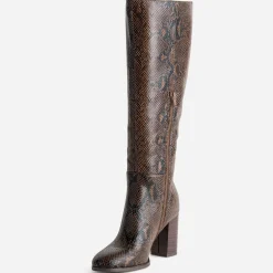 Eram Bottes^Botte effet python MARRON