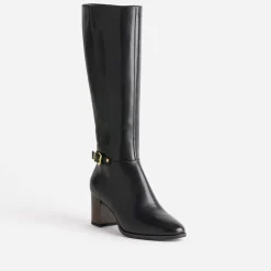 Eram Bottes^Botte e éco-conçue en cuir NOIR