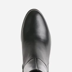 Eram Bottes^Botte e éco-conçue en cuir NOIR