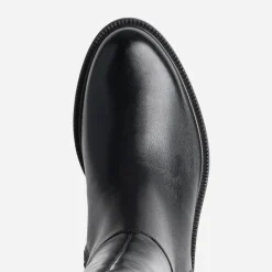 Eram Bottes^Botte e cuir tige lacée NOIR
