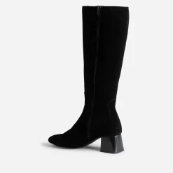 Eram Bottes^Botte e cuir velours souple NOIR
