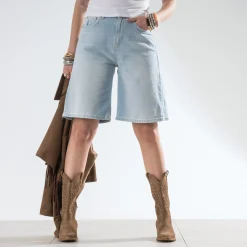 Texto Bottes^Botte santiag cuir velours ajouré TAUPE