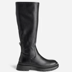 Texto Bottes^Botte e à semelle crantée NOIR