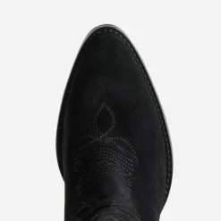 Texto Bottes^Botte e cuir velours western NOIR
