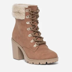 Eram Boots^Bottine à talon TEXTO esprit montagne CAMEL