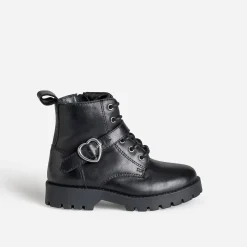 Buggy Boots^Bottine e boucle-coeur NOIR