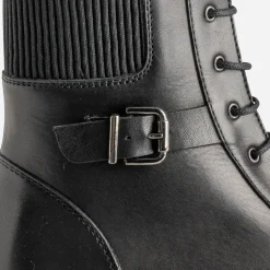 Buggy Boots^Bottine e éco-conçue cuir décor boucle NOIR