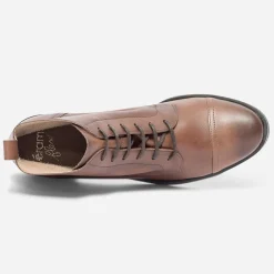 Eram Flex Boots^Bottine en cuir éco-conçu COGNAC