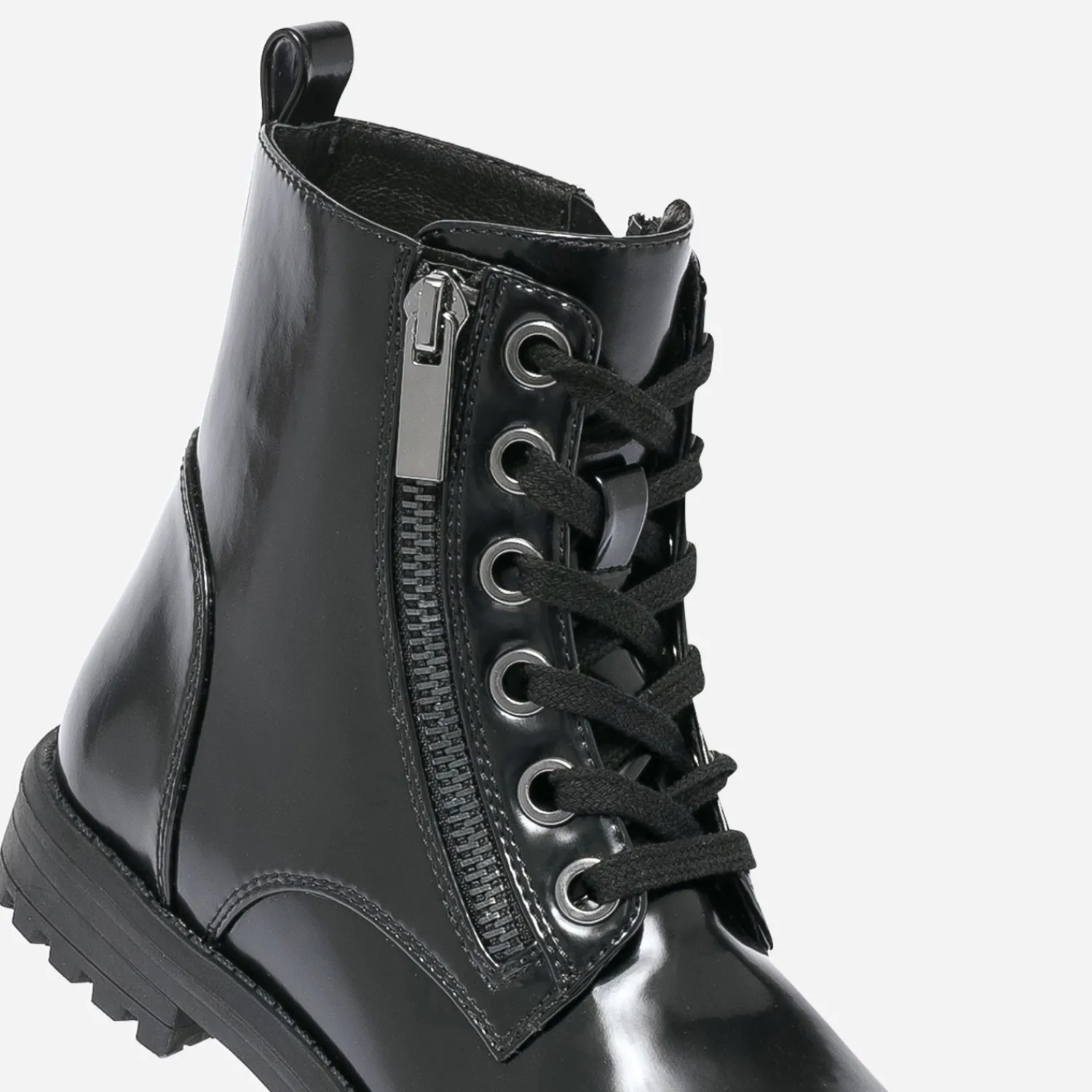 Eram Boots^Bottine à zip NOIR