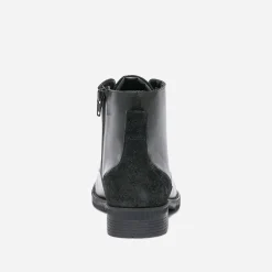 Eram Boots^Bottine e éco-conçue en cuir NOIR