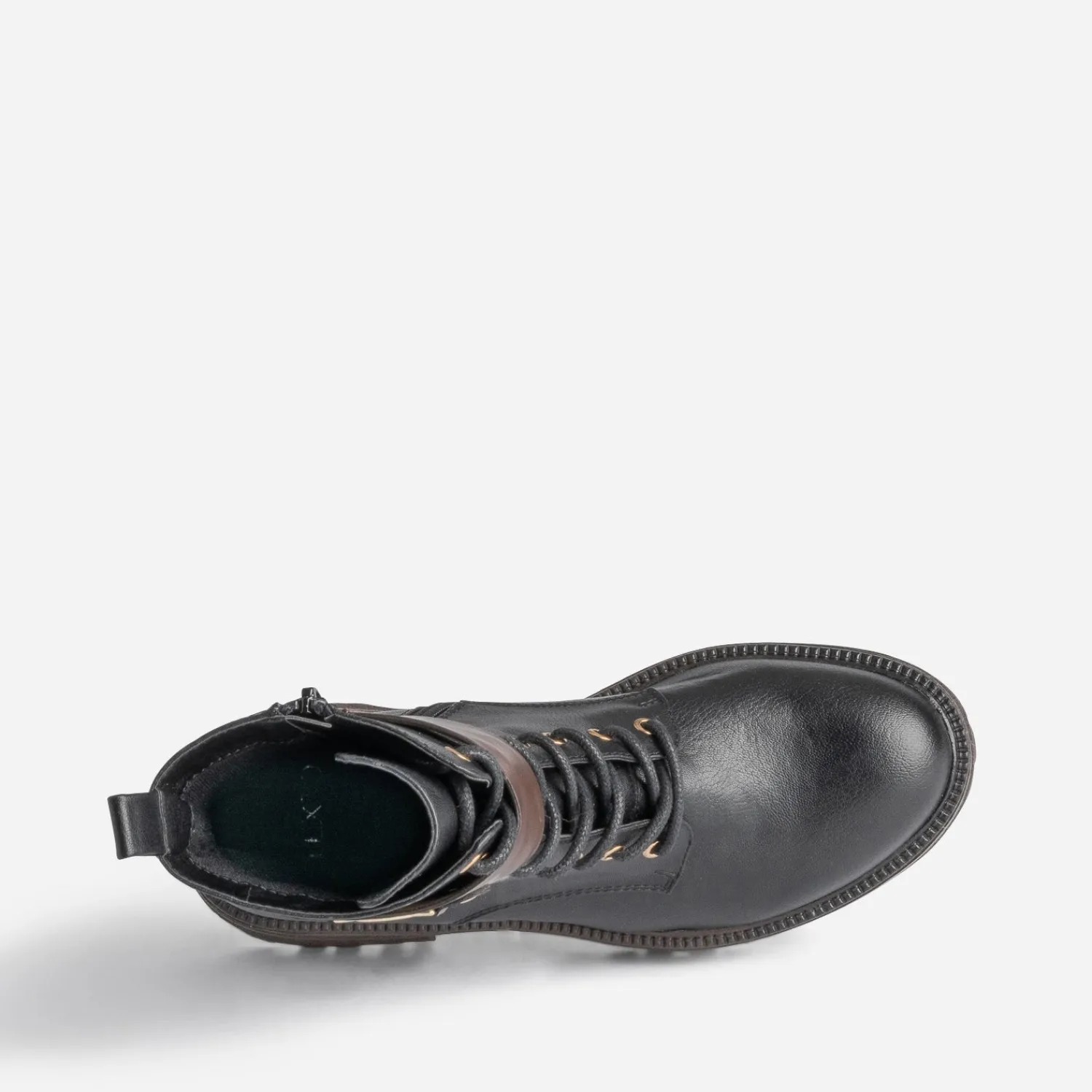 Texto Boots^Bottine e et marron NOIR
