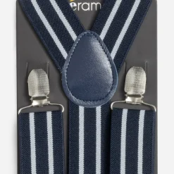 Eram Accessoires^Bretelles élastiquées rayées blanc MARINE