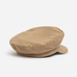 Eram Chapeaux, Bonnets & Casquettes^Casquette de marin beige velours côtelé TAUPE