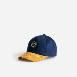 Eram Chapeaux, Bonnets & Casquettes^Casquette marine à visière ocre avec dino BLEU