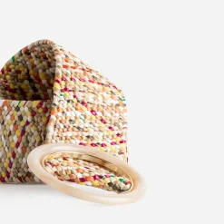 Eram Ceintures^Ceinture beige tressage multico MULTICOLORE