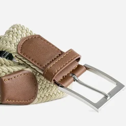 Eram Ceintures|Accessoires^Ceinture tressée Homme BEIGE