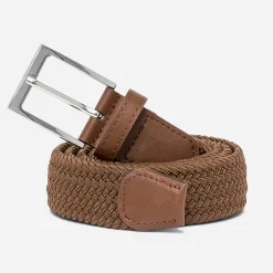 Eram Ceintures|Accessoires^Ceinture tressée Homme CAMEL