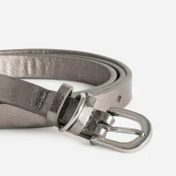 Eram Ceintures^Ceinture fine e métallisée GRIS