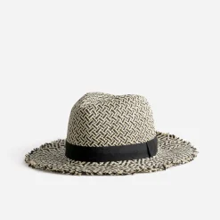 Texto Chapeaux, Bonnets & Casquettes^Chapeau et noir tressé BEIGE
