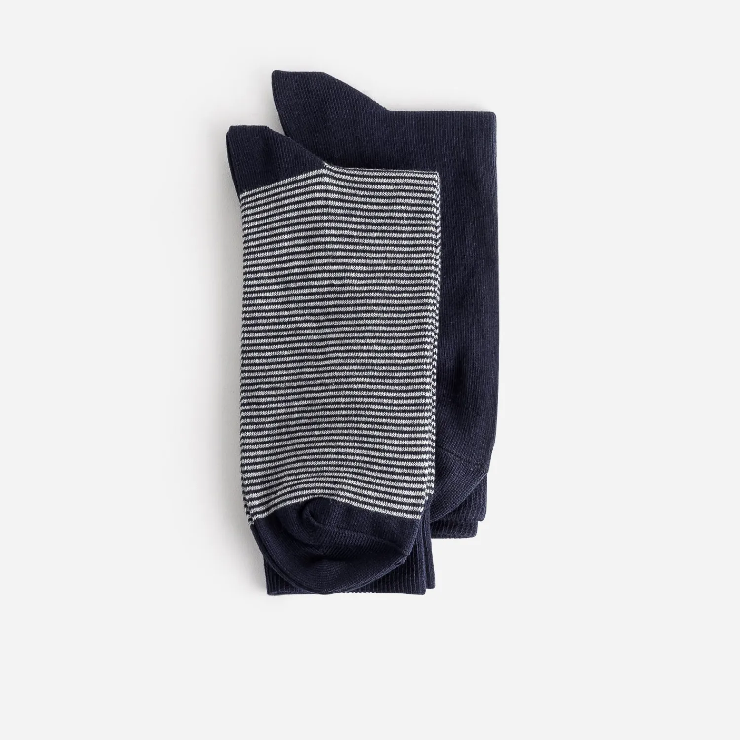 Eram Chaussettes|Accessoires^Chaussettes bleu et motif rayures MARINE