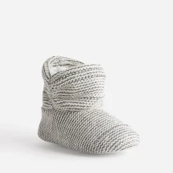 Eram Chaussons^Chausson-boots tricoté BEIGE