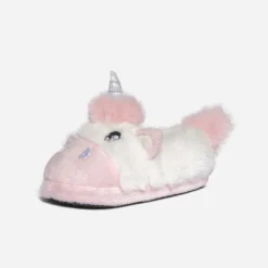 Eram Chaussons^Chausson-licorne et rose BLANC