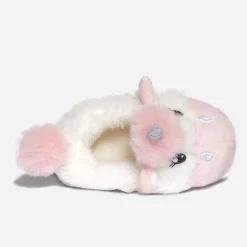 Eram Chaussons^Chausson-licorne et rose BLANC