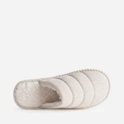 Eram Chaussons^Chausson-mule fourré BEIGE