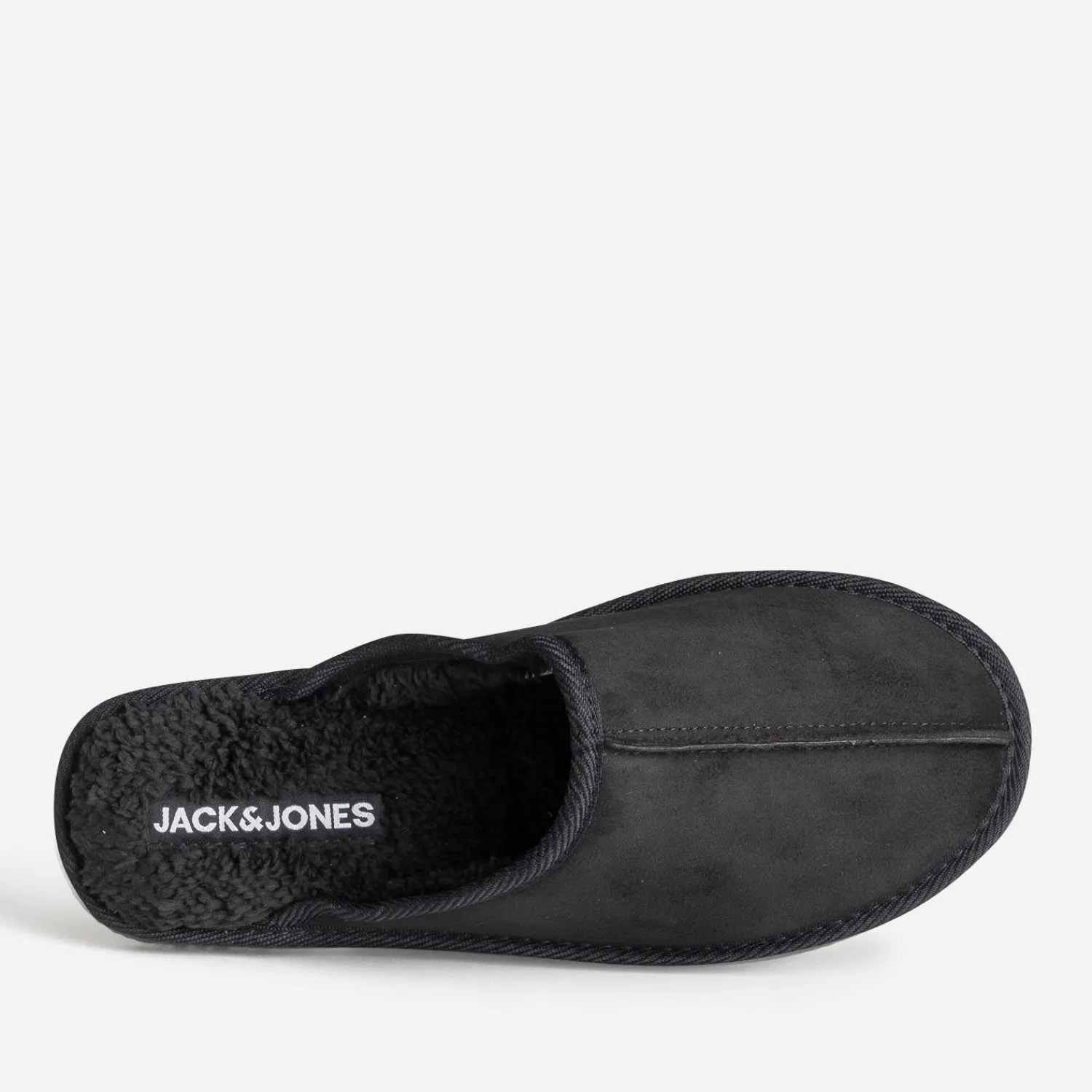 Jack & Jones Chaussons^Chausson-mule JACK&JONES suédé fourré NOIR