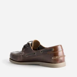 Eram Chaussures Bateau^Chaussure bateau cuir MARRON