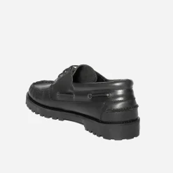 Eram Chaussures De Ville^Chaussure bateau en cuir NOIR