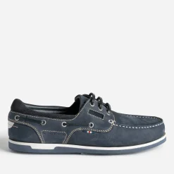 Eram Chaussures Bateau^Chaussure-bateau cuir nubuck MARINE