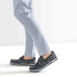 Eram Chaussures Bateau^Chaussure-bateau cuir nubuck MARINE