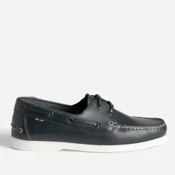 Eram Chaussures Bateau^Chaussure-bateau en cuir MARINE