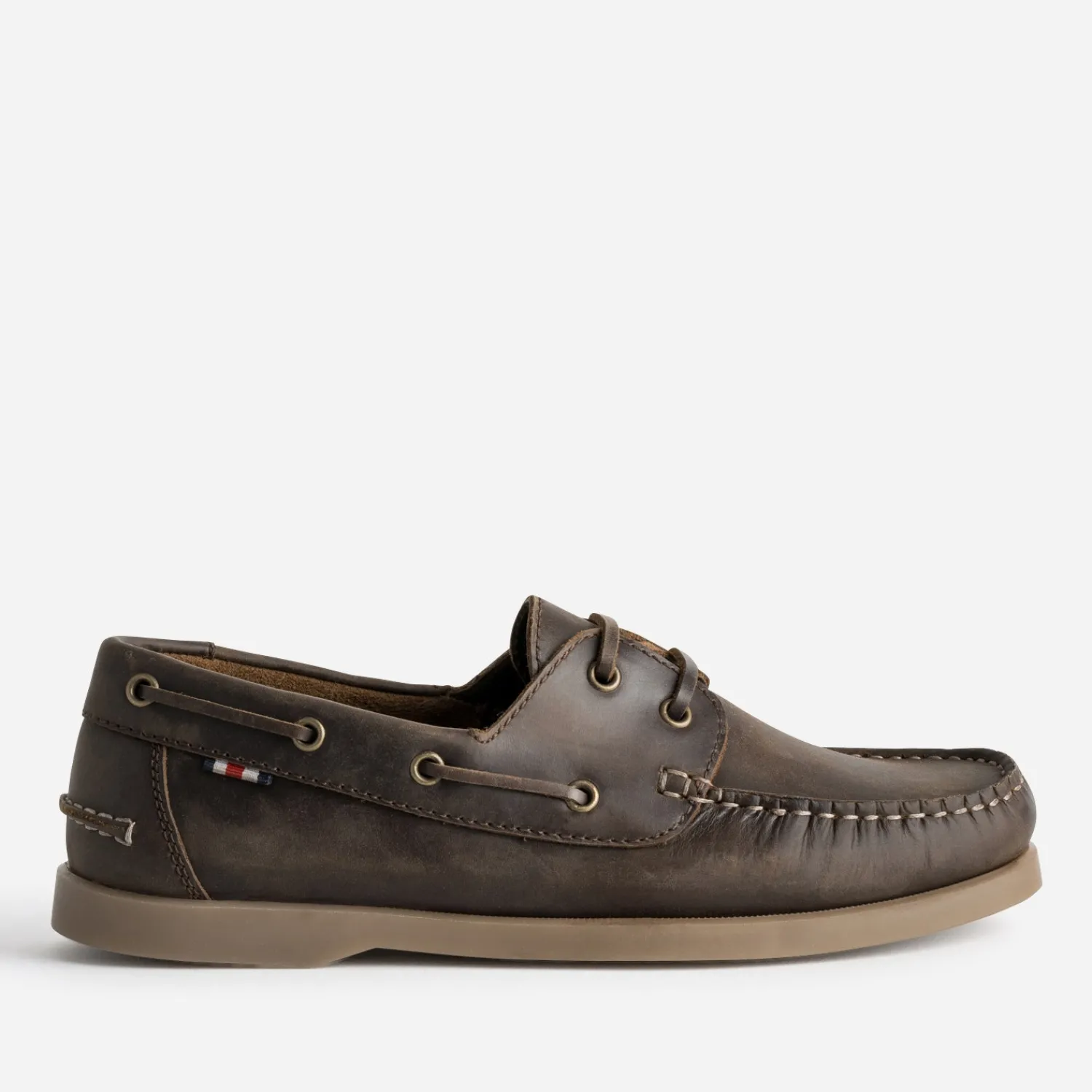 Eram Mocassins^Chaussure-bateau en cuir MARRON