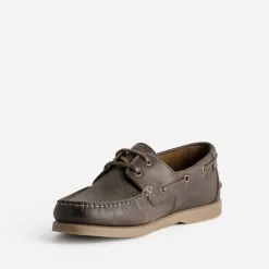 Eram Mocassins^Chaussure-bateau en cuir MARRON