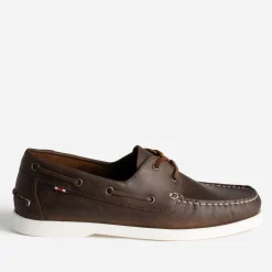 Eram Chaussures Bateau^Chaussure-bateau foncé en cuir MARRON
