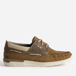 Tbs Chaussures Bateau^Chaussure-bateau et marron cuir CAMEL