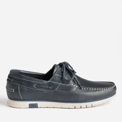 Tbs Chaussures Bateau^Chaussure-bateau en cuir MARINE