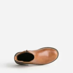 Buggy Boots^Chelsea boots détails pailletés CAMEL