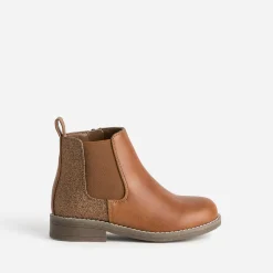 Buggy Boots^Chelsea boots à détails pailletés CAMEL