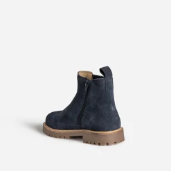 Buggy Boots^Chelsea boots cuir velours MARINE