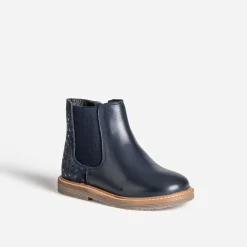 Buggy Boots^Chelsea boots cuir MARINE