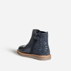 Buggy Boots^Chelsea boots cuir MARINE