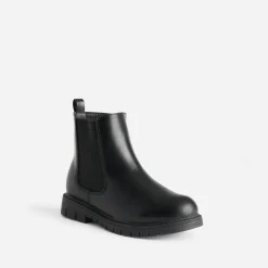 Buggy Boots^Chelsea boots cranté NOIR