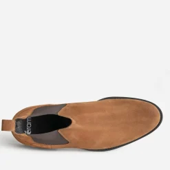 Eram Boots^Chelsea boots cuir velours CAMEL