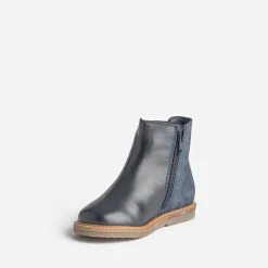 Buggy Boots^Chelsea boots éco-conçu en cuir MARINE