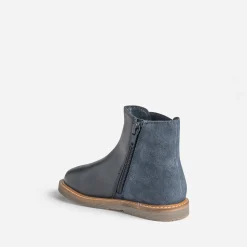Buggy Boots^Chelsea boots éco-conçu en cuir MARINE