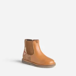 Buggy Boots^Chelsea boots éco-conçu en cuir COGNAC